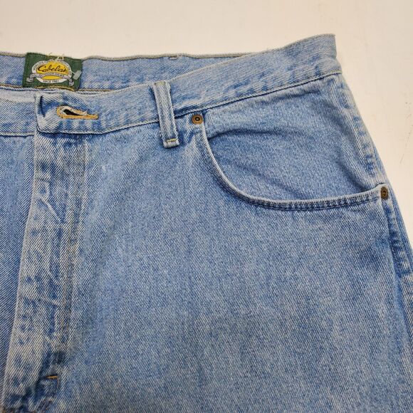 Cabelas Jeans Mens Blue Medium Wash Straight Leg 905099S Outdoor Gear 42x30 - Picture 10 of 15